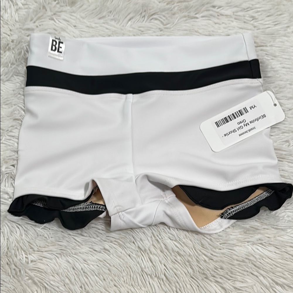 ❤️ NWT Simply Be Dancewear BEinfinite My Girl Shortie, Oreo YM (9/10)